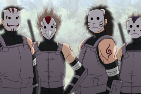 Anbu + Karakter Naruto Beban