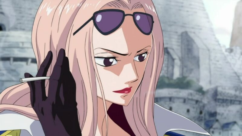 Hina + Karakter One Piece Suka Merokok