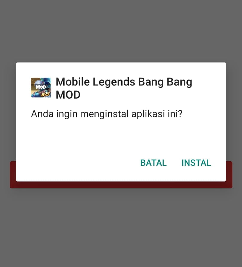 Instal Mobile Legends