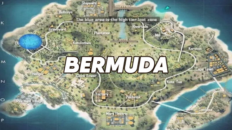 Map Bermuda Permanen