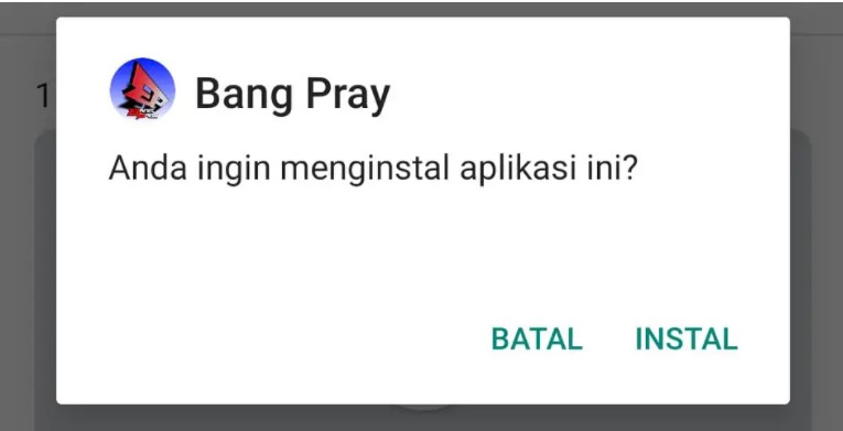 Install Aplikasi