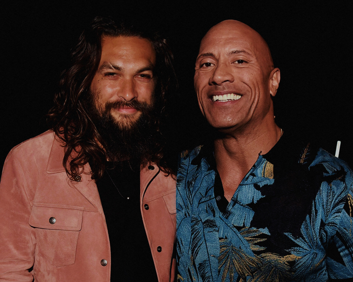 Jason Momoa Dwayne Johnson