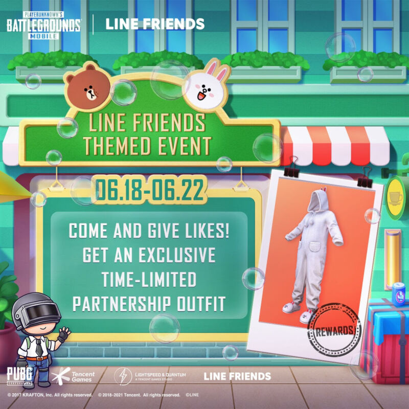 Line Friends Pubg Mobile Themed Event