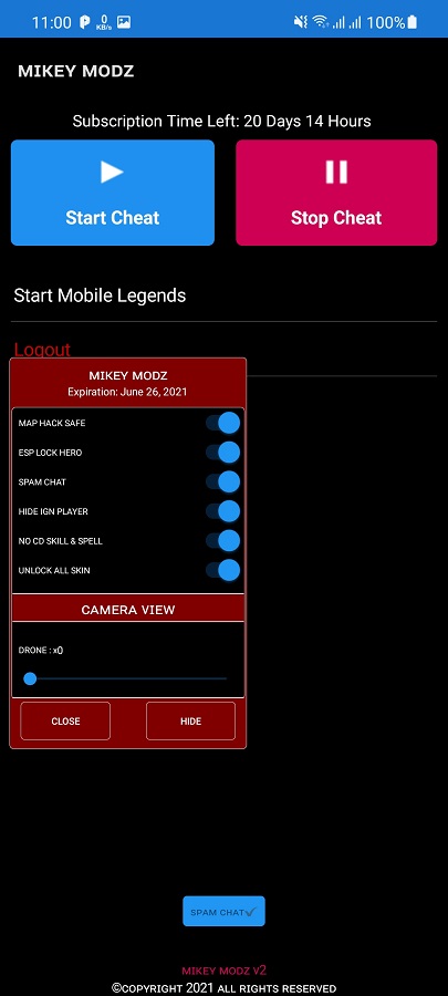 Screenshot Of Mikey Modz Ml Download