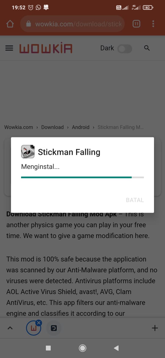 Stickman Falling Mod Apk