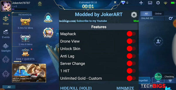 Joker Art Mod ML Apk, Aplikasi Unlock Skin Mobile Legends - Dafunda.com