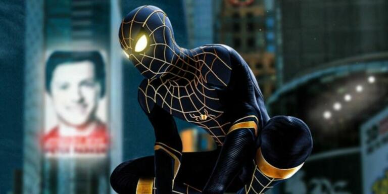 Spider Suit Black And Gold
