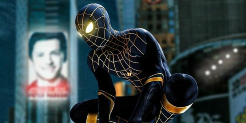 Spider Suit Black And Gold