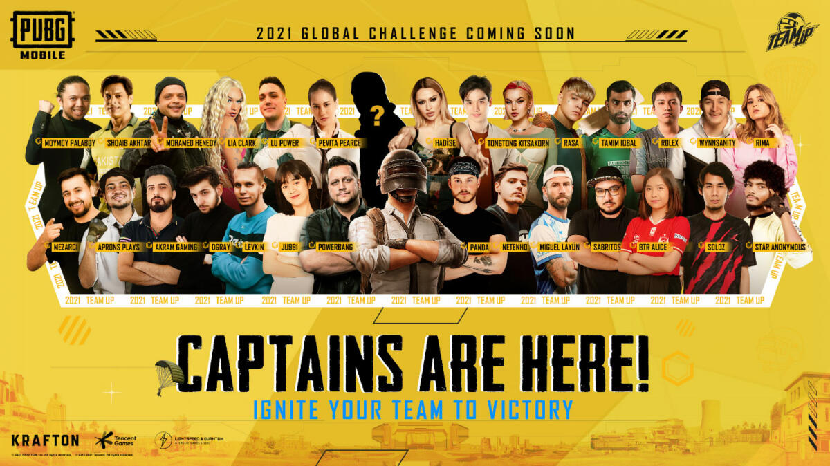PUBG Mobile Umumkan Daftar 70 Influencer di Team Up Challenge 2021