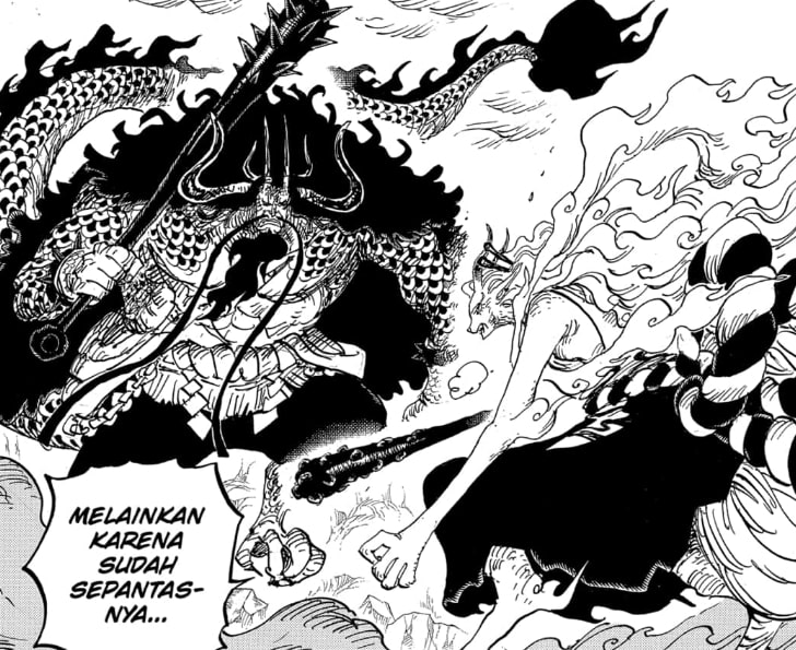 Kaido Mengetahui Salah Satu Kekuatan Dewa Pelindung Wano