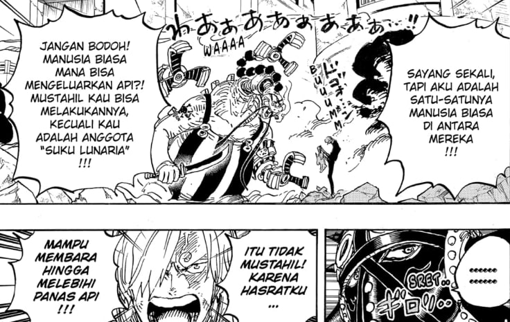 King Berasal Dari Suku Lunaria | Manga One Piece 1023