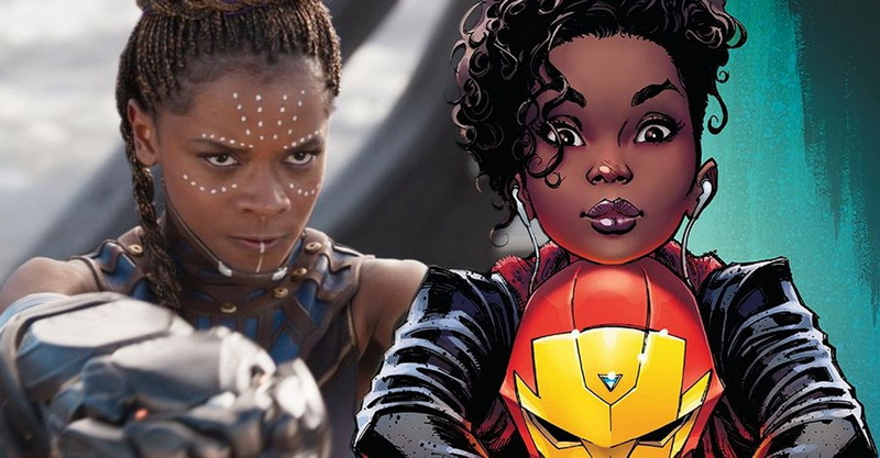 Letitia Wright As Shuri In Black Panther And Riri Williams In Marvel Comicsg