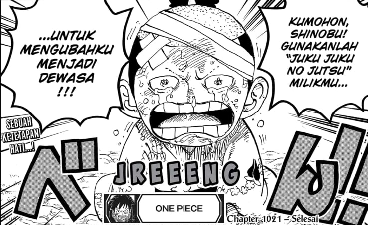Momonosuke Sudah Membulatkan Tekadnya | Manga One Piece 1021