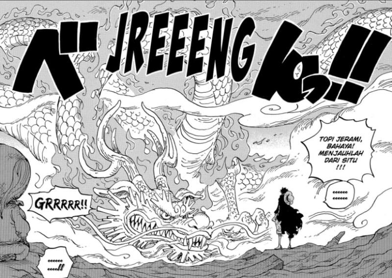 Naga Momonosuke Versi Dewasa Muncul | Manga One Piece 1023