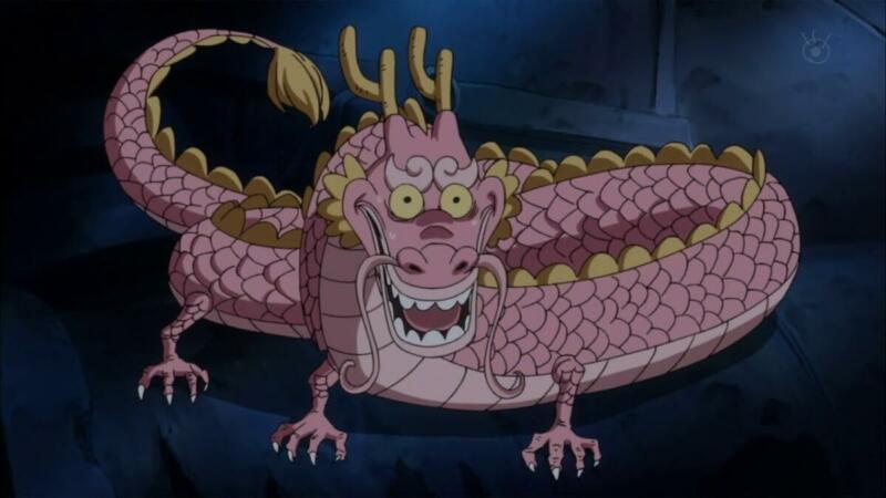 Pertemuan Naga Momo Dan Naga Kaido, Manga One Piece 1025
