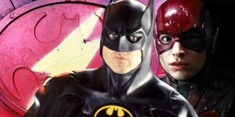 Kostum Batman Michael Keaton Memiliki Lambang The Flash!