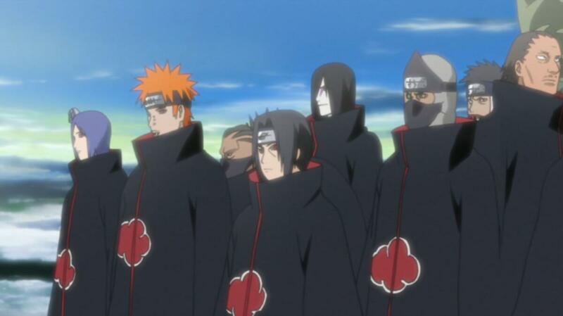 Akatsuki | kelompok Ninja pelarian di Naruto