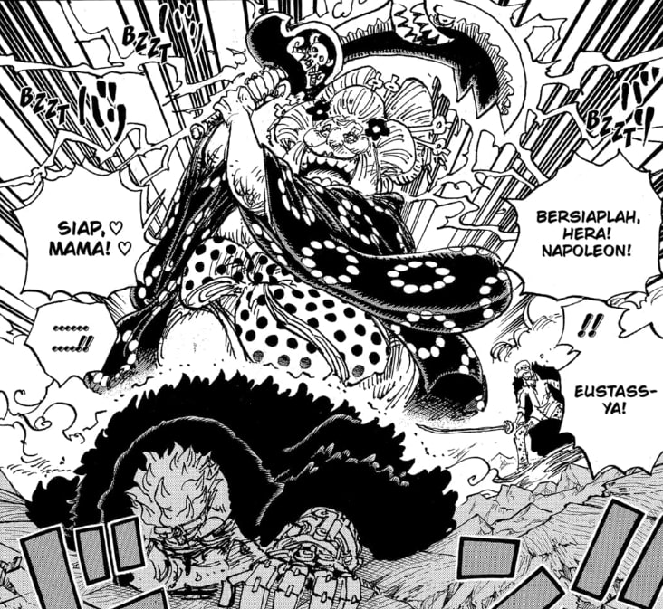 Big Mom Berhasil Memojokan Kid Dan Law | manga One Piece 1029