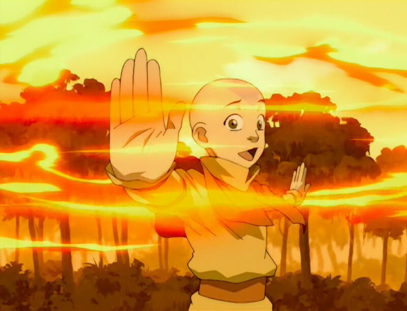 Melukai Tangan Katara Dengan Pengendalian Apinya Karena Ceroboh | Nickelodeon