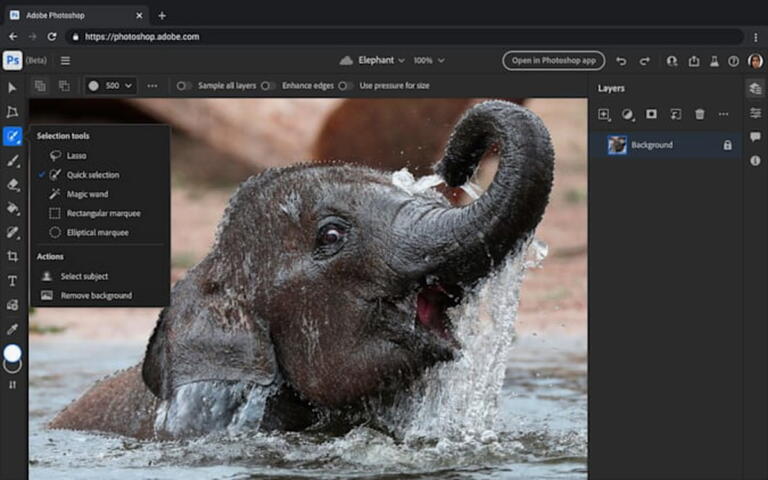 Asyik! Sekarang Bisa Menggunakan Adobe Photoshop Langsung Dari Website
