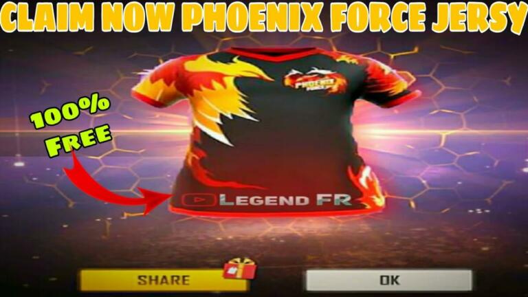 Cara Mendapatkantkan Jersey Phoenix Force FF Secara Gratis!