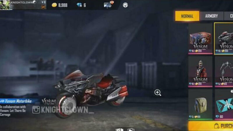 Motorbike Venom Ff 1
