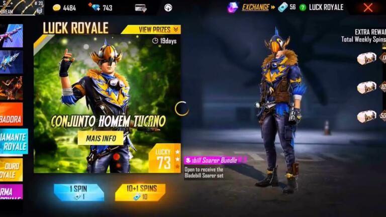 Cara Mendapatkan Bundle Bladebill Soarer FF di Event Hacker Store Free Fire!