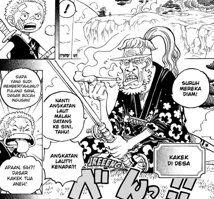 Kemunculan Shimotsuki Kozaburo | Manga One Piece 1033