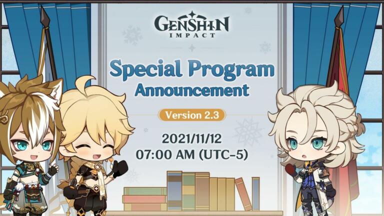 Kode Redeem Genshin Impact V2.3