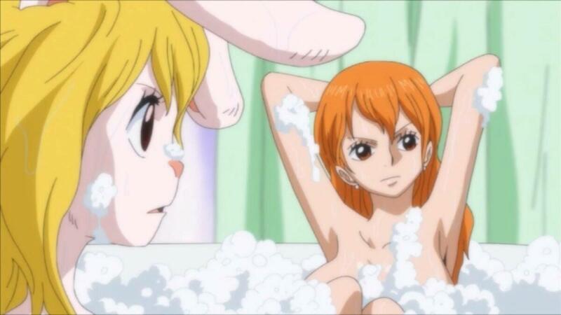 Nami Dan Carrot Mengobrol Soal Big Mom | Adegan Mandi di One Piece