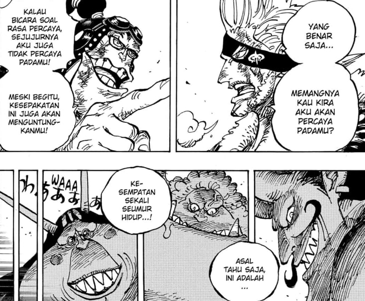 X Drake Dan Apoo Akan Bekerjasama | Manga One Piece 1030