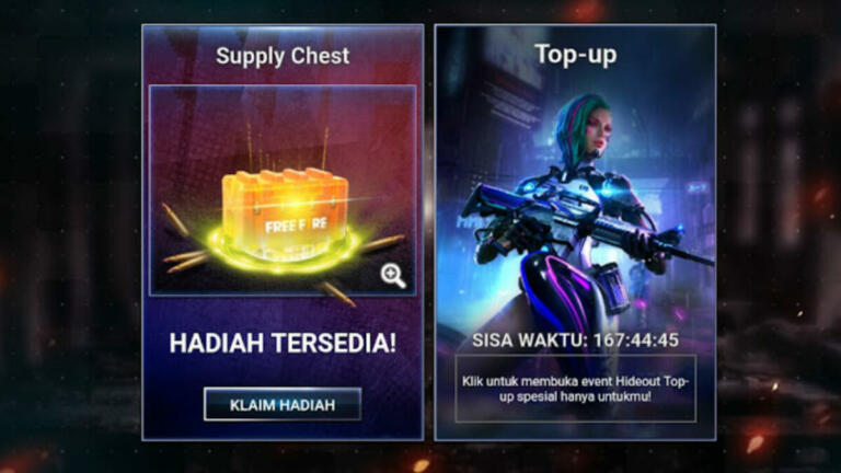 Event Hideout FF, Dapatkan Banyak Item Secara Gratis!