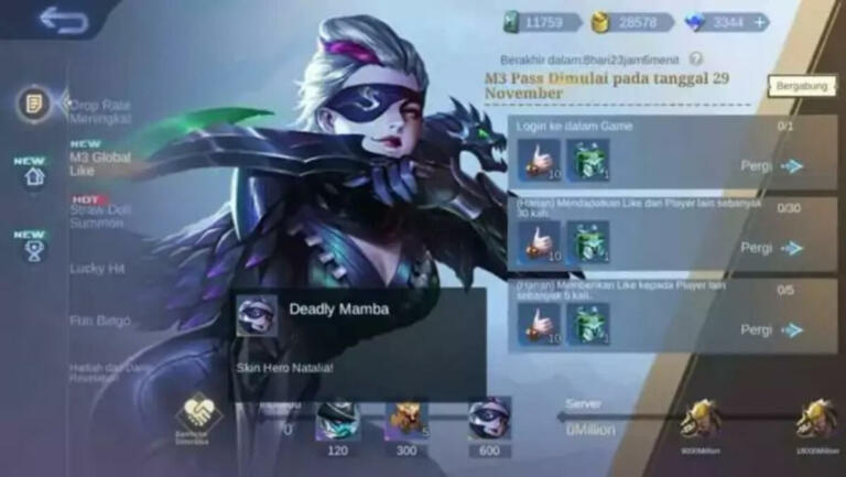 Catat, Login Tanggal Segini Bisa Dapatkan Skin Natalia Gratis! 5 Catat, Login Tanggal Segini Bisa Dapatkan Skin Natalia Gratis!