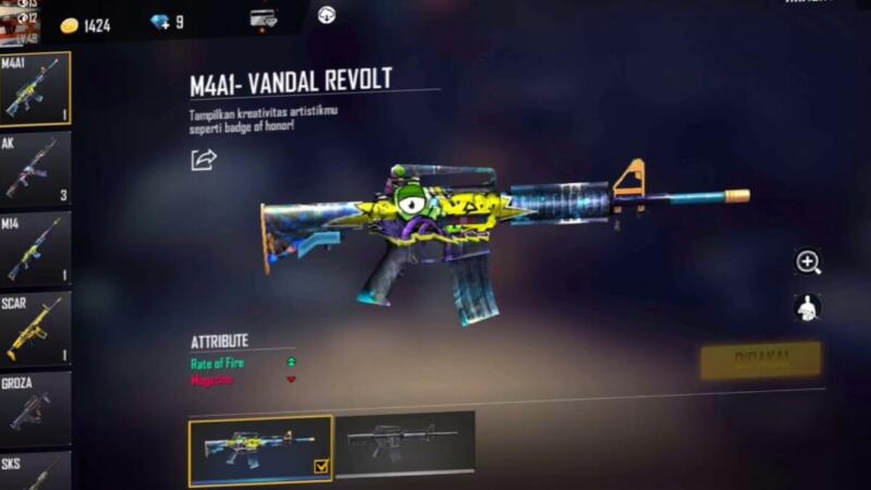 M4a1 Vandal Revolt Ff