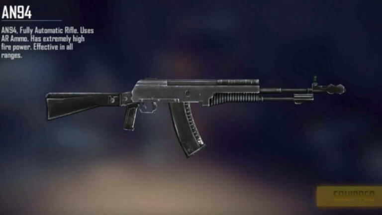 Senjata An94 Free Fire 4