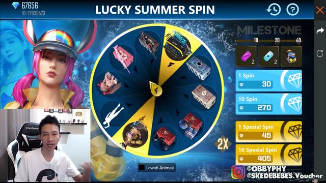 Summer Spin Free Fire