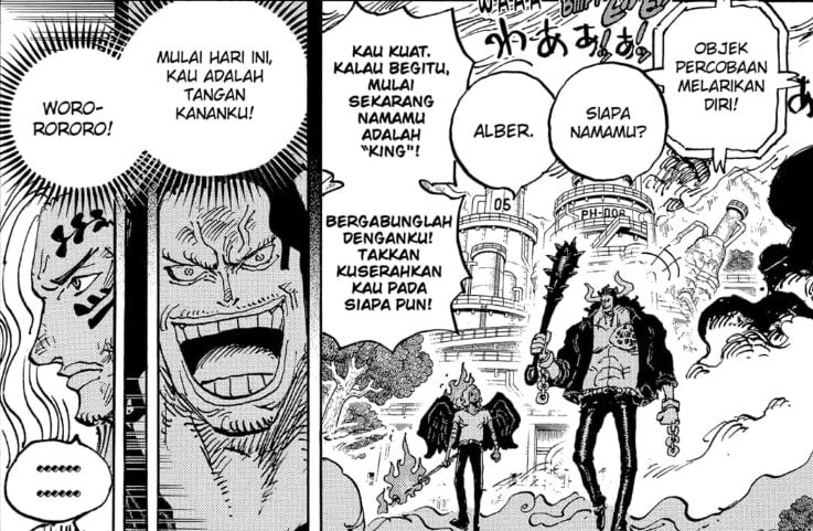 Saat Pertama Kali King Bertemu Dengan Kaido | Manga One Piece 1035