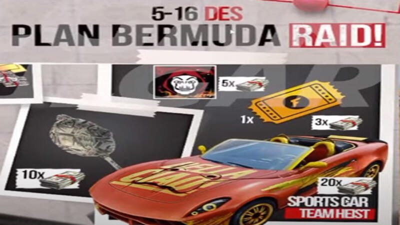 Skin Sports Car Team Heist Ff