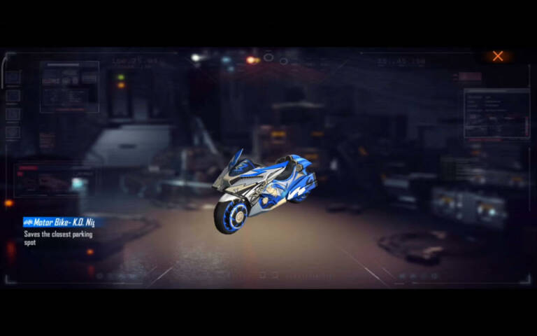 Skin Motorbike KO Night FF