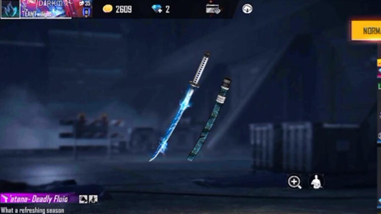 Dapatkan Skin Katana Deadly Fluid FF di Event Summer Spin!