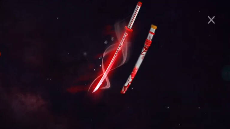 Skin Katana Snow Doom Ff