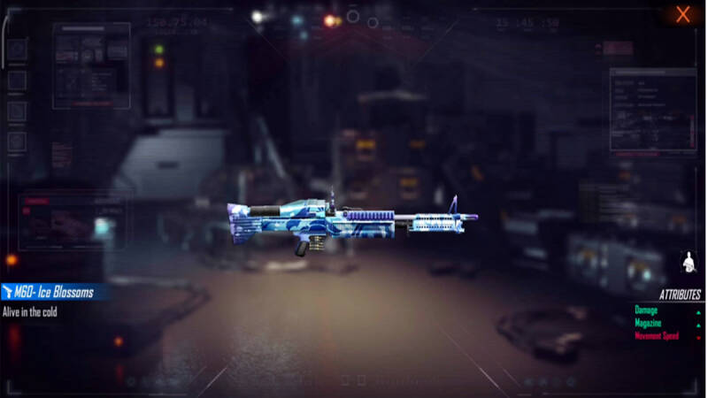 Skin M60 Ice Blossoms Ff 1