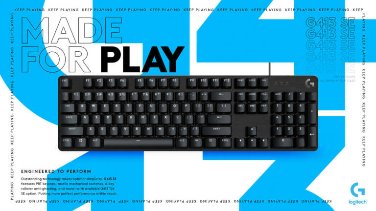 Logitech G413 SE Hadir Dalam Versi Full Size dan TKL 3 Logitech G413 SE Hadir Dalam Versi Full Size dan TKL