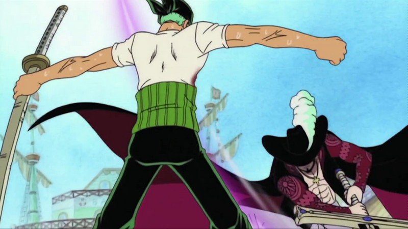 Tidak Mati Setelah Terkena Tebasan Mihawk | kehebatan Zoro di One Piece