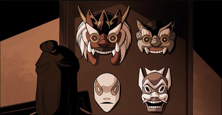 Blue Spirit Comic Page Just Mask Panel