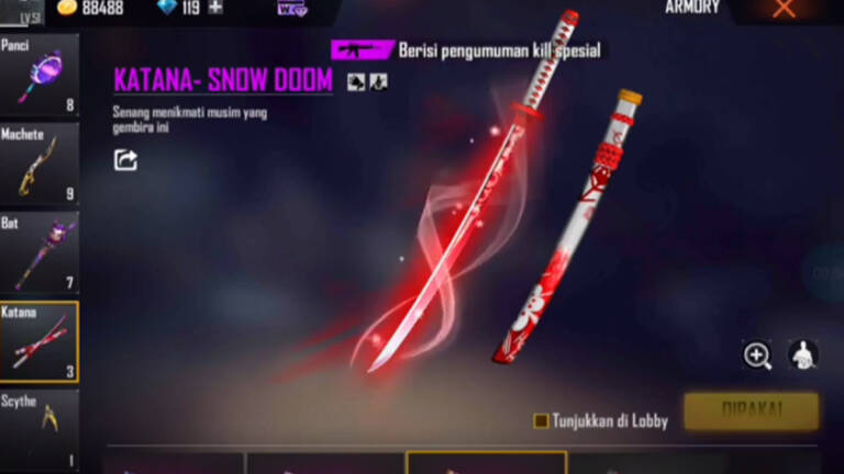 Katana Snow Doom Ff 2