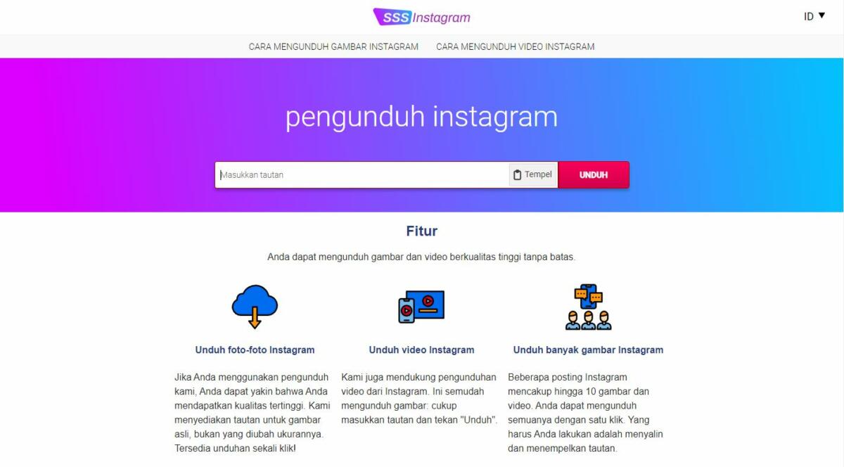 SssInstagram, Download Foto dan Video IG Dengan Mudah