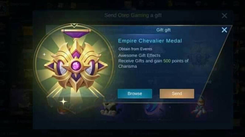 Empire Chevalier Medal Mobile Legends 2