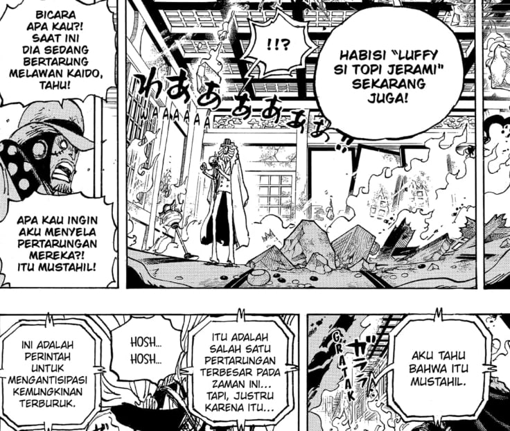 Gorosei Memerintahkan Cp0 Untuk Menghabisi Luffy