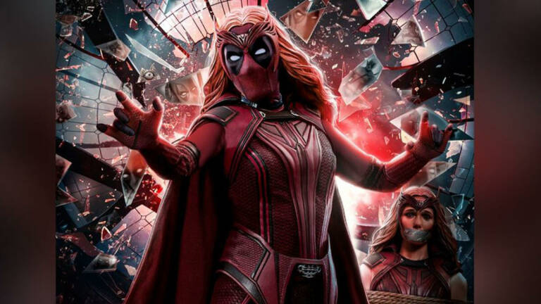 Deadpool Culik Wanda Dalam Fan Poster Doctor Strange in the Multiverse of Madnees